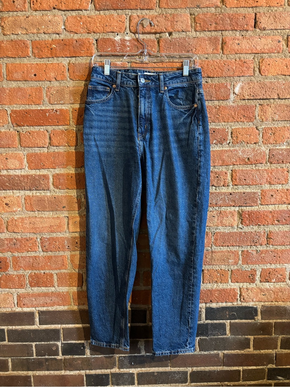 H&M “Mom” Jeans- Classic Blue Denim